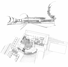 GMMK , Gert M. MAYR-KEBER ZT-GmbH. Wettbewerb Gymnasium Wr.Neustadt 1985